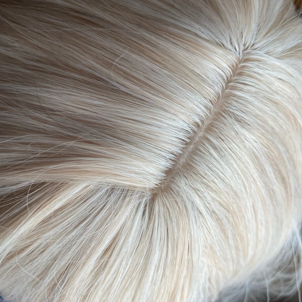 CLEARANCE White platinum blonde bob wig
